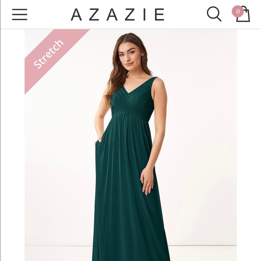 Azazie Oceana in color Peacock - Brand new never worn!